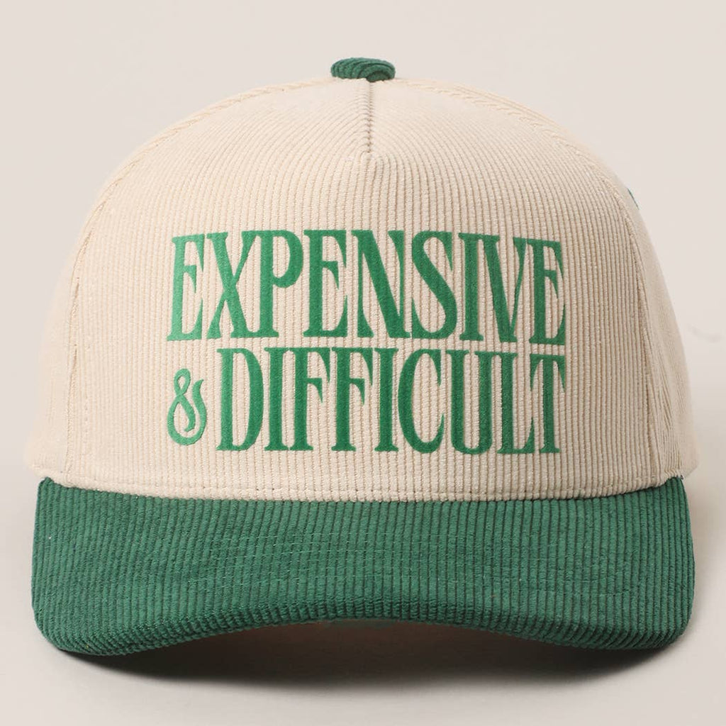 Expensive & Difficult Corduroy Trucker Hat