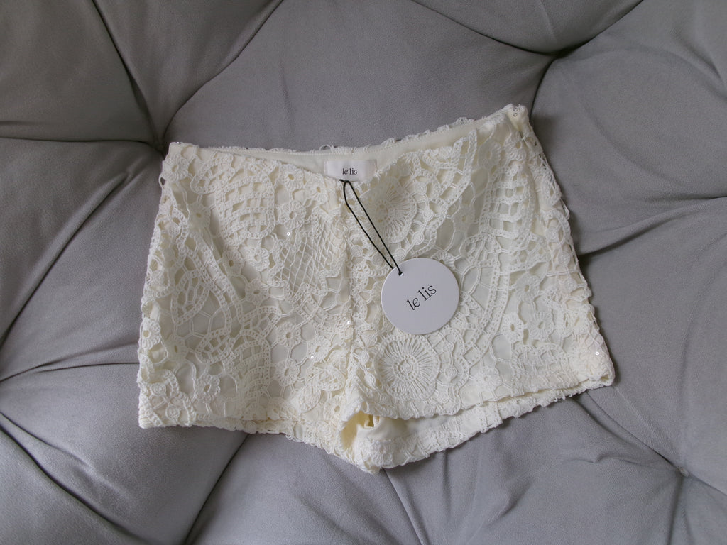 Low Rise Lace Shorts