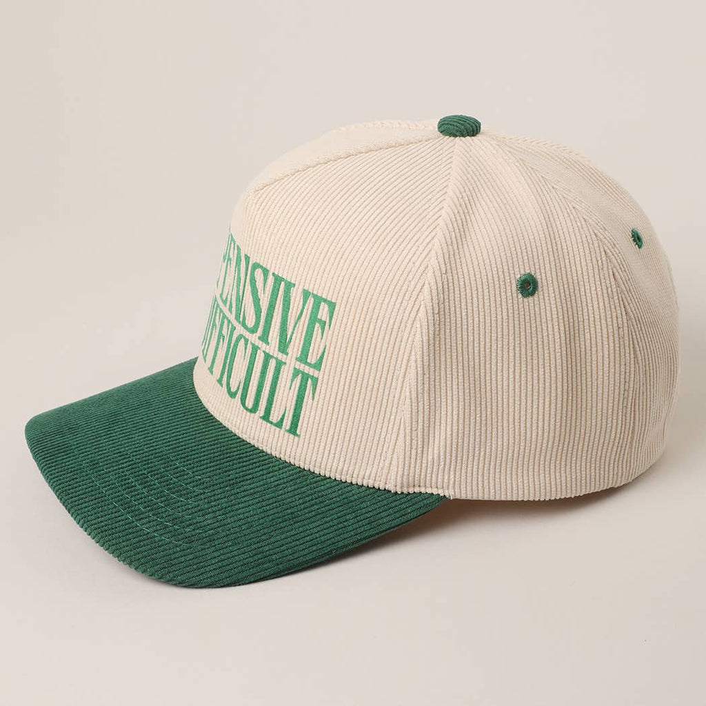 Expensive & Difficult Corduroy Trucker Hat