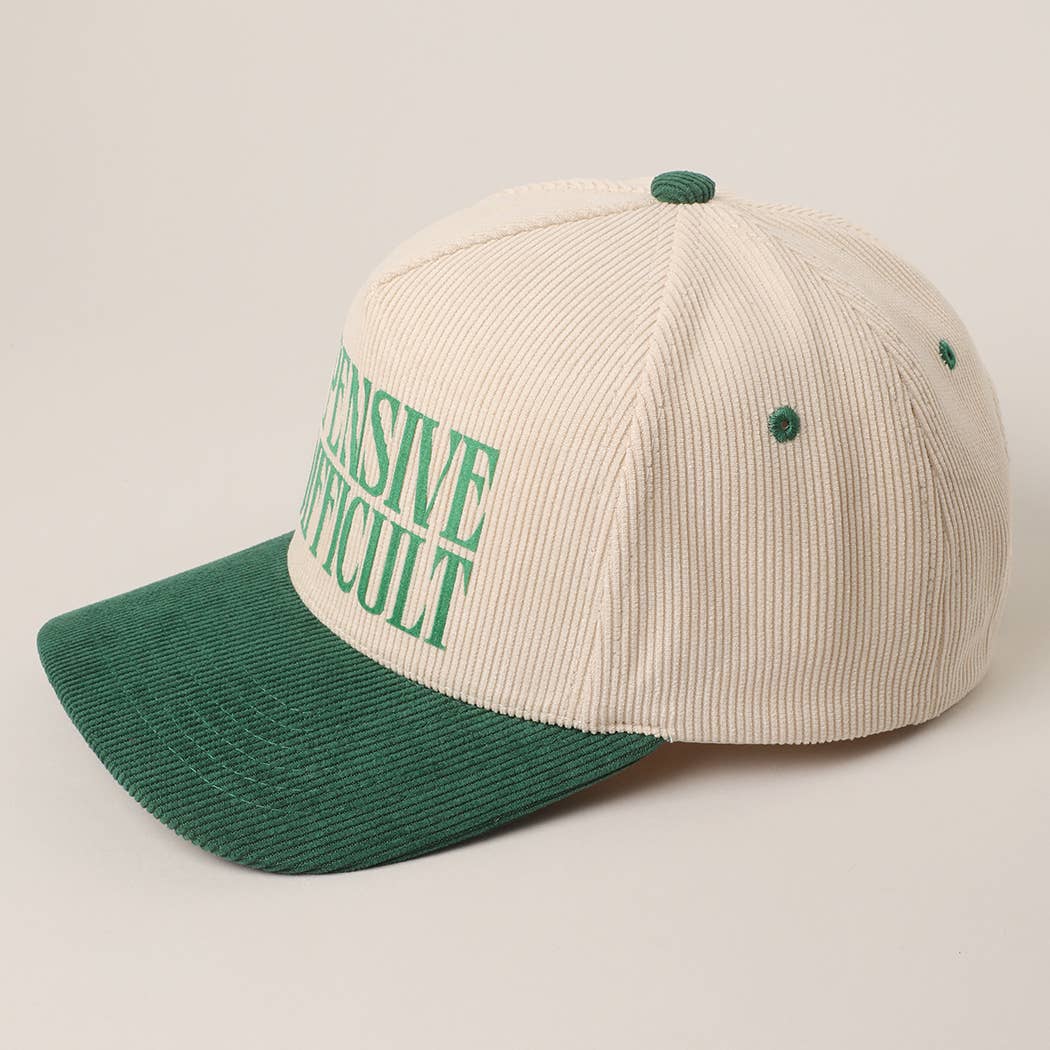 Expensive & Difficult Corduroy Trucker Hat